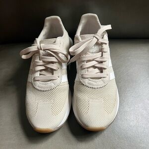 adidas Women's Athletic Shoes in Beige and White